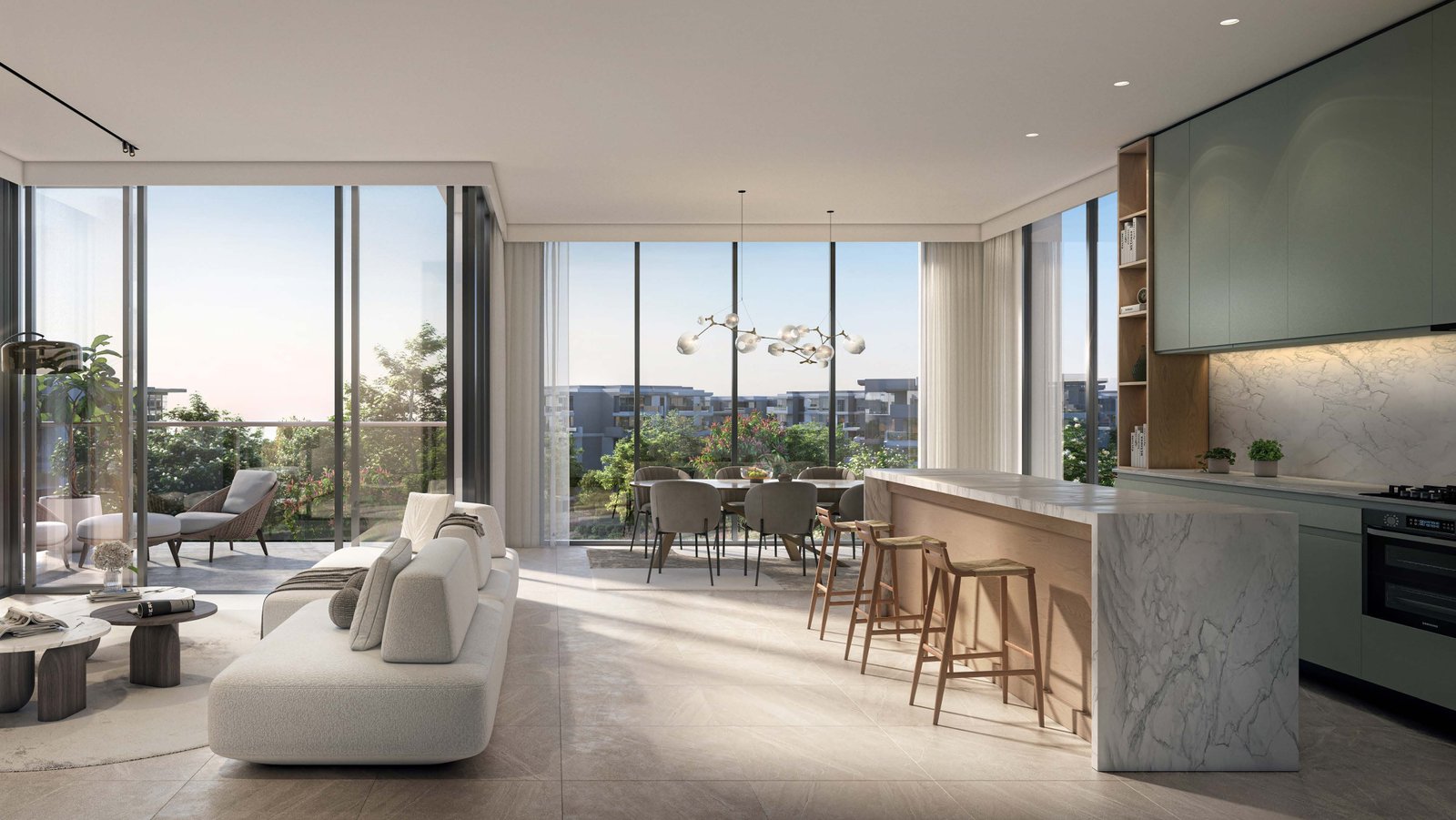 Modern kitchen interior