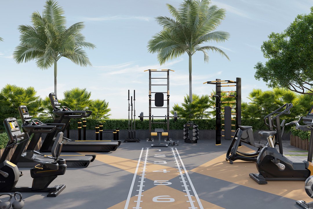 Fully equipped gym