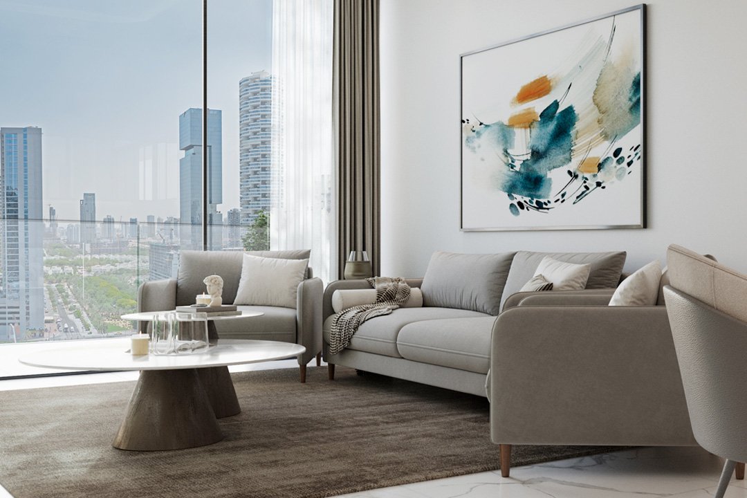 Spacious living room